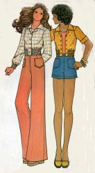 3549 MCC CROP JACKET,FLARE PANTS,SHORTS 73 PATTERN 12